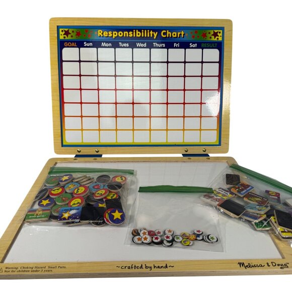 Melissa & Doug Responsibility Chart With Magnetic Reward Pieces - Picture 2 of 7